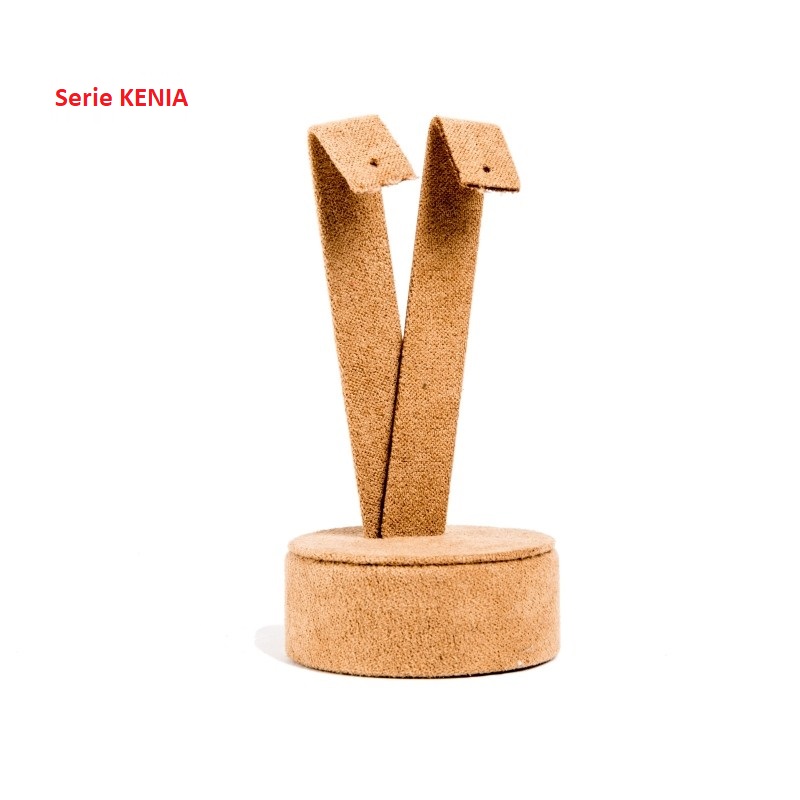 Kenia palmera pendientes pequeña 40x40x78 mm.